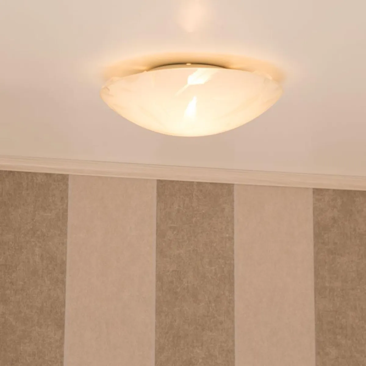 CASA BONITA - Plafón Diseños Metal Blanco