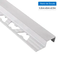MOLDUMET - Nariz de escala aluminio 12x20x2500 mm