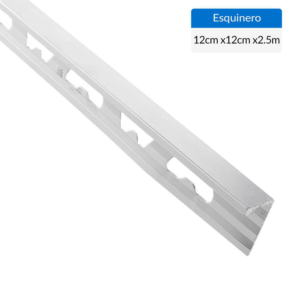 MOLDUMET - Perfil Listel Para Bordes Cerámicos 250 Cm