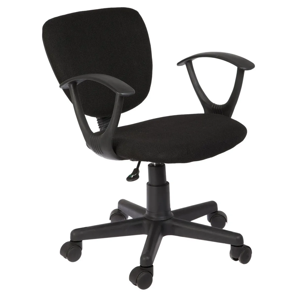 JUST HOME COLLECTION - Silla Escritorio Textil Negro