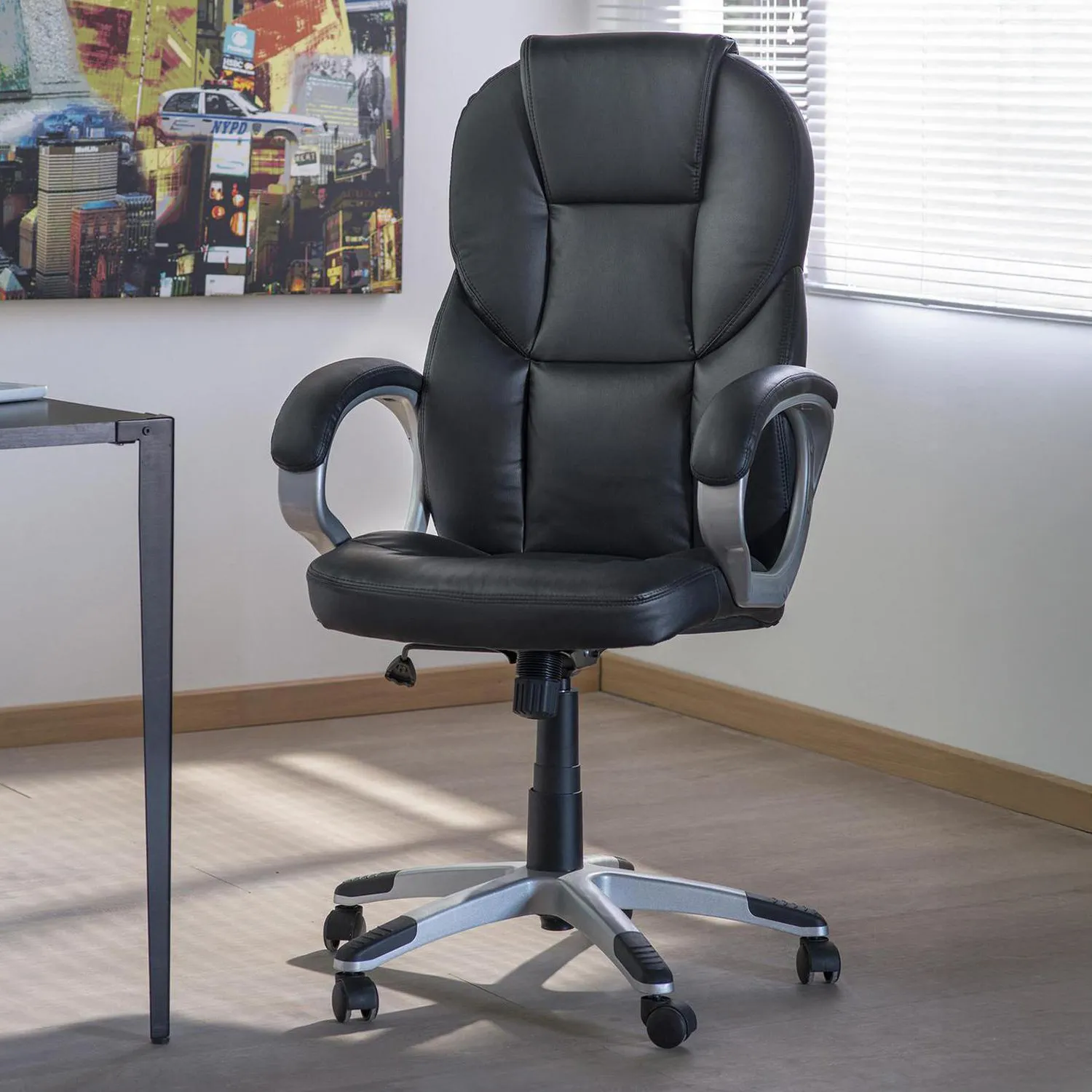 JUST HOME COLLECTION Silla Escritorio Ejecutiva Negro | Falabella