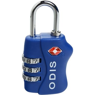 Candado de combinacin 30 mm azul