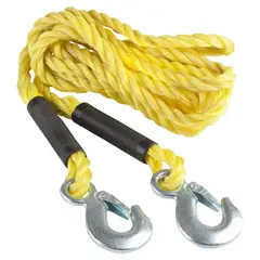 AUTOSTYLE - Correa de remolque 680 kg 4 m poliéster amarillo