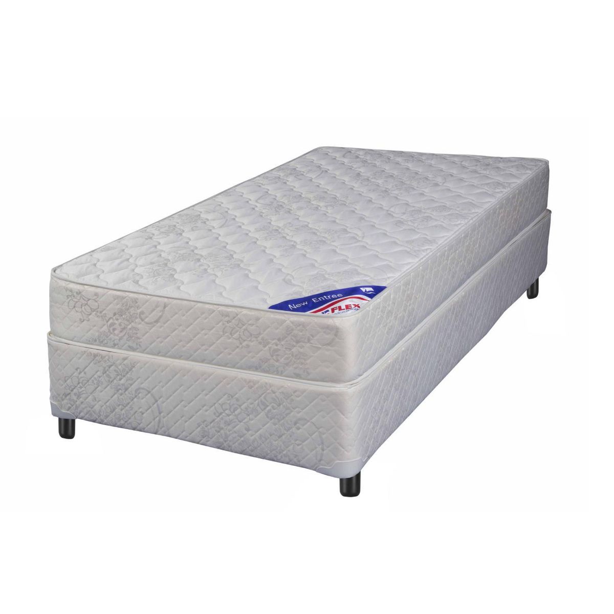 FLEX - Cama 1 plaza Americana New Entree Blanco