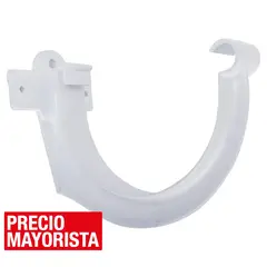 GENERICO - Gancho fijación canaleta PVC blanco