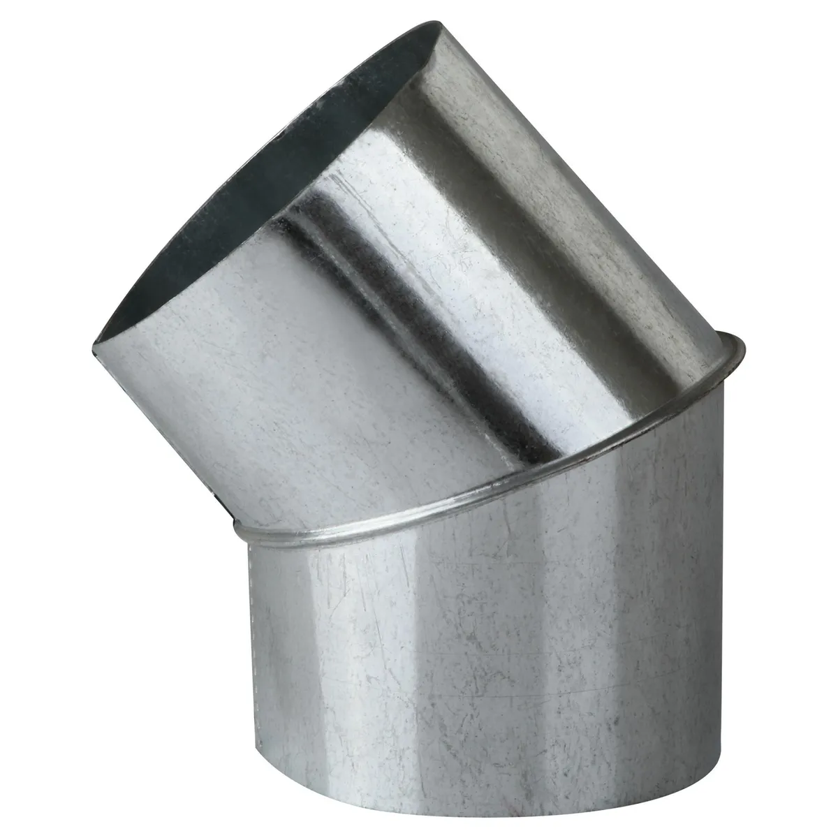 COYAHUE - Curva para tubo acero galvanizado 4-1/2" 45º 0,8mm