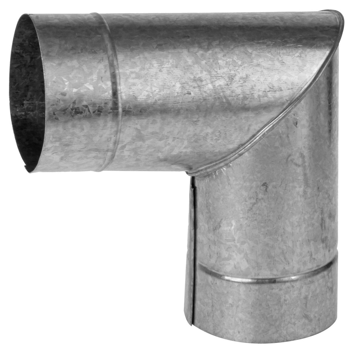 COYAHUE - Codo para tubo acero galvanizado 4,5"