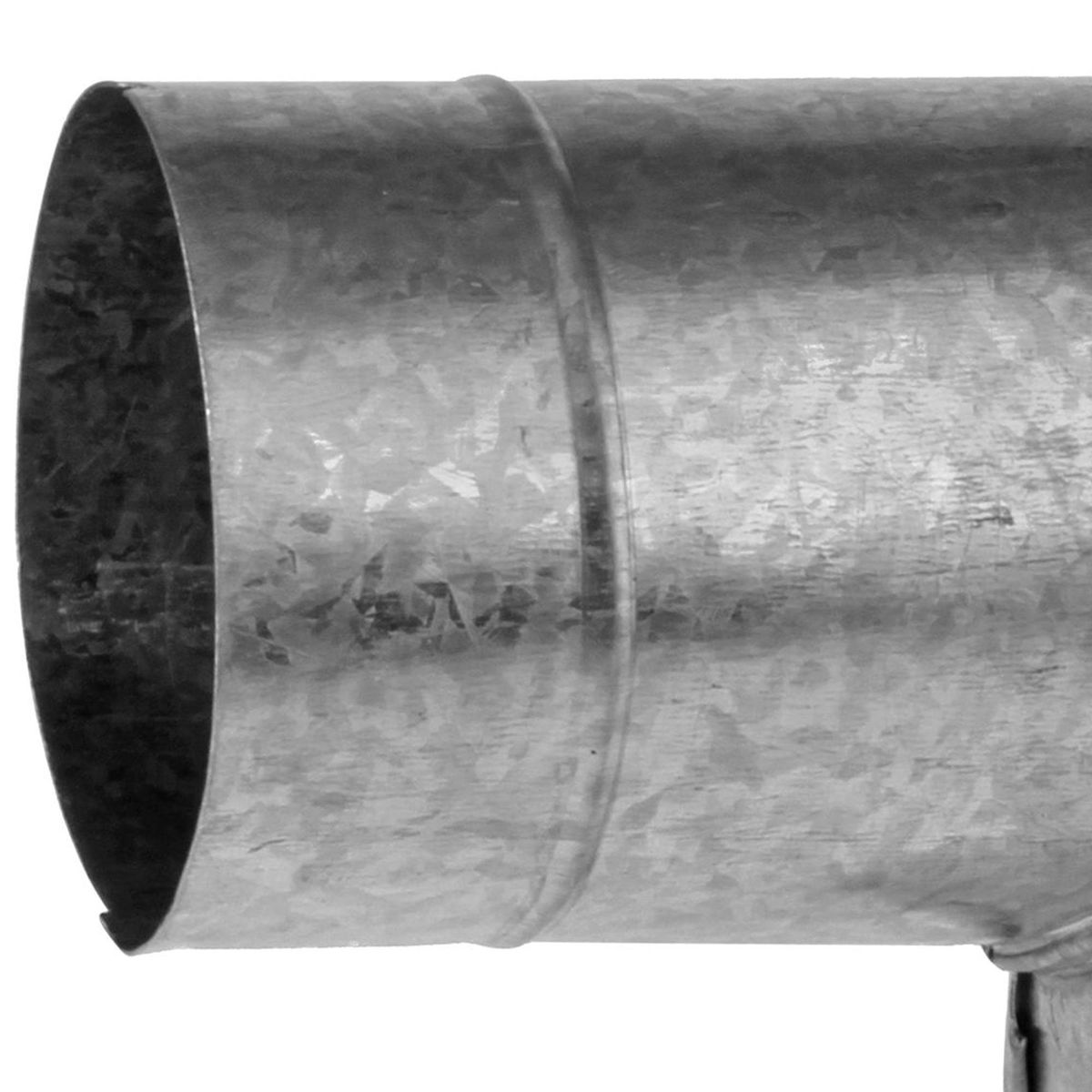 COYAHUE - Codo para tubo acero galvanizado 4,5"