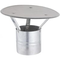 Gorro para tubo acero galvanizado 4""