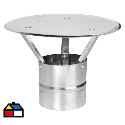 Imagen 2 del producto Gorro para tubo acero galvanizado 4""