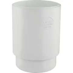 GENERICO - Copla para tubo bajada PVC blanco