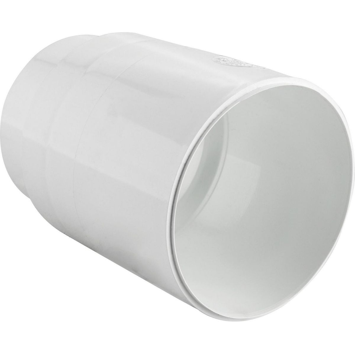 GENERICO - Copla para tubo bajada PVC blanco