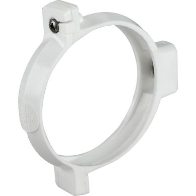 Abrazadera para tubo bajada blanco