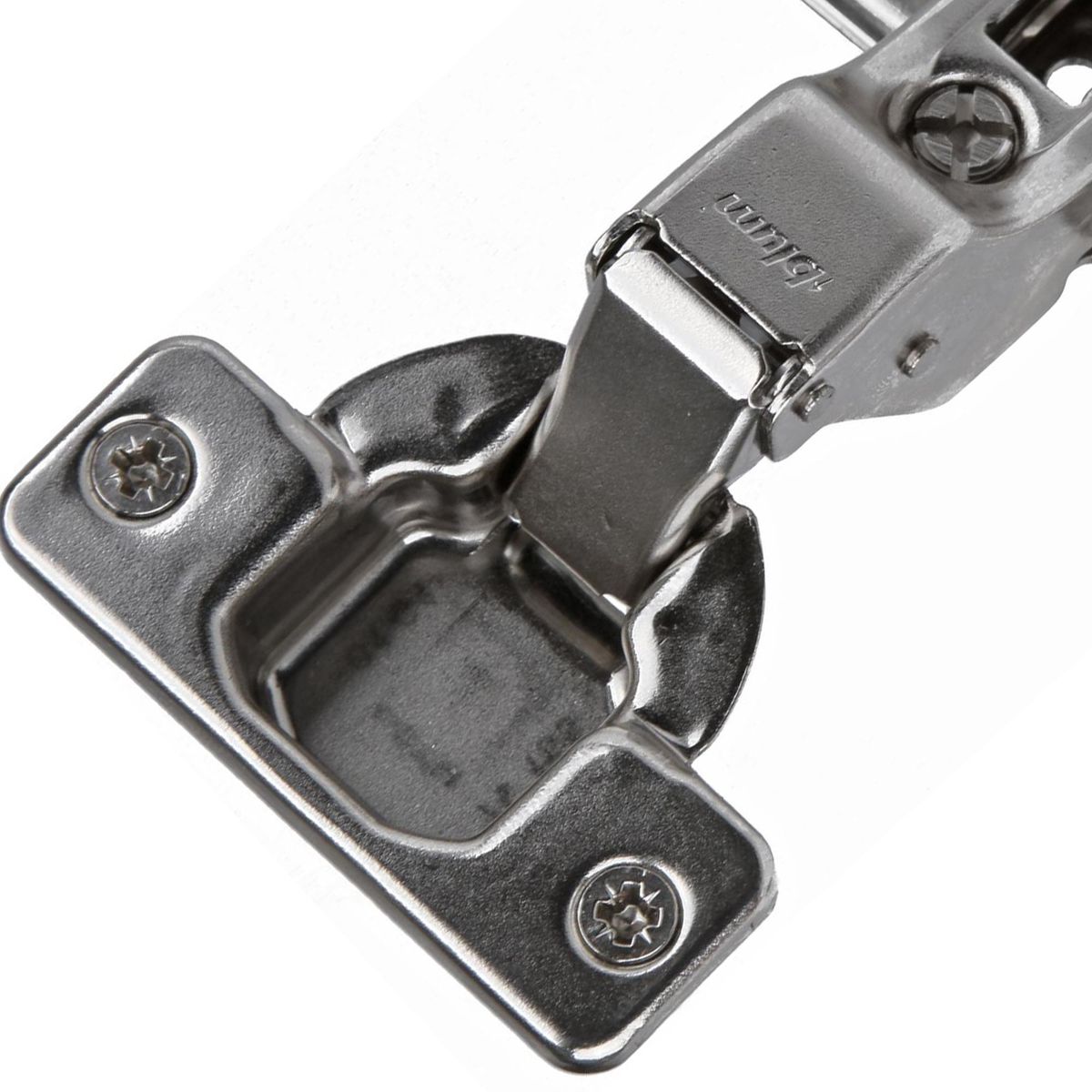 HBT - Bisagra+plancheta cliptop 107° curva