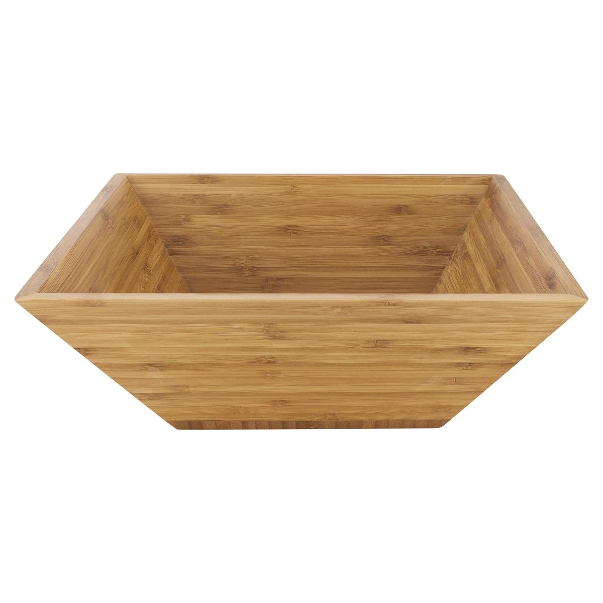 CASA BONITA - Panera Bambú Cuadrada 28x5 cm Café