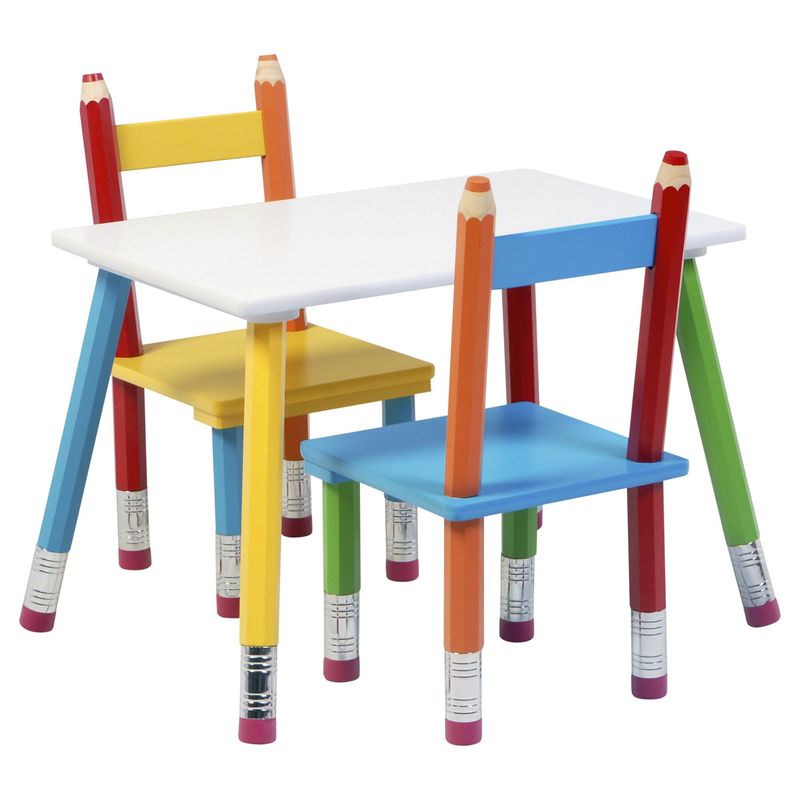 JUST HOME COLLECTION - Mesa infantil con sillas Lapiz