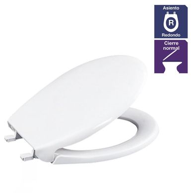 Asiento WC Aero redondo Blanco