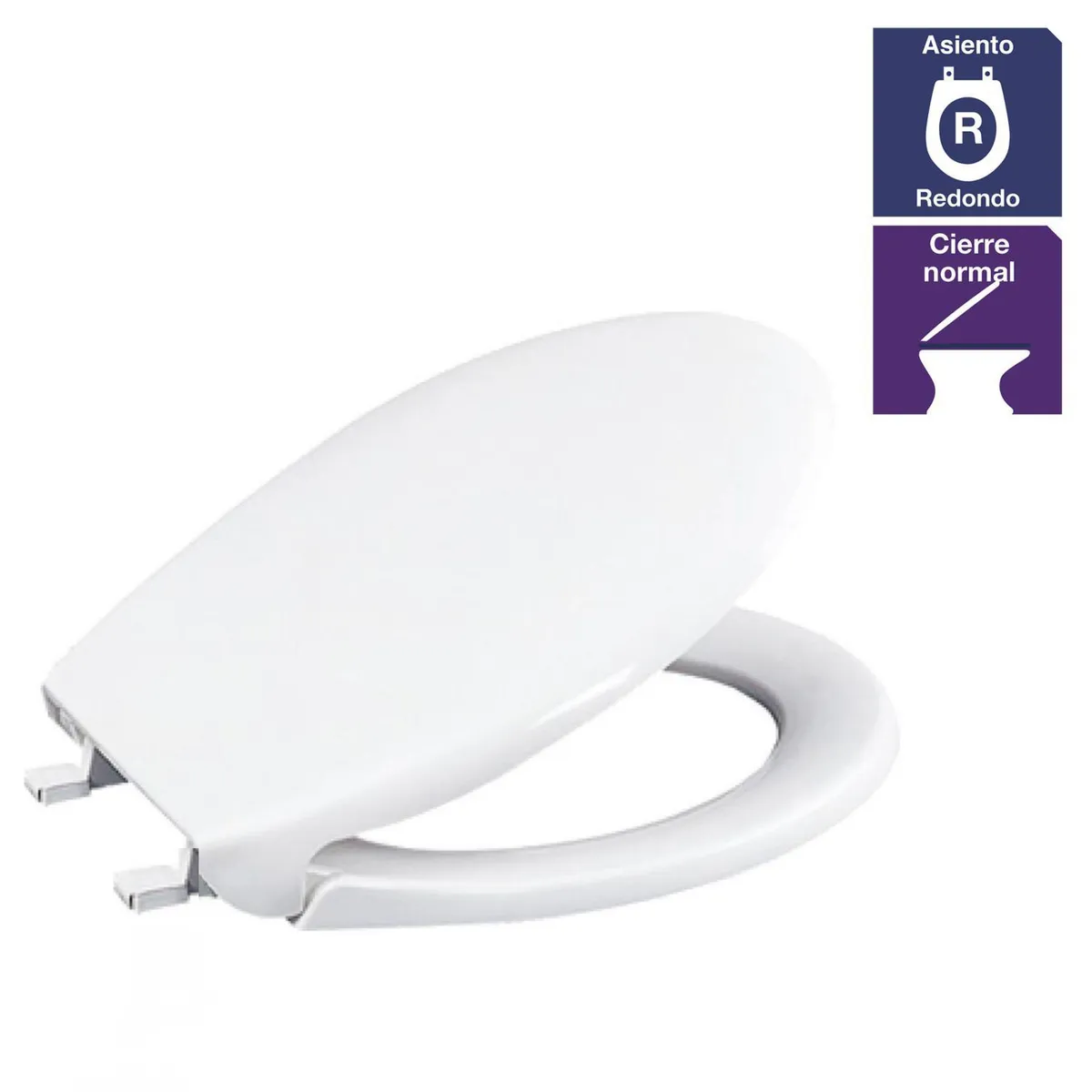 CORONA - Asiento WC Aero redondo Blanco