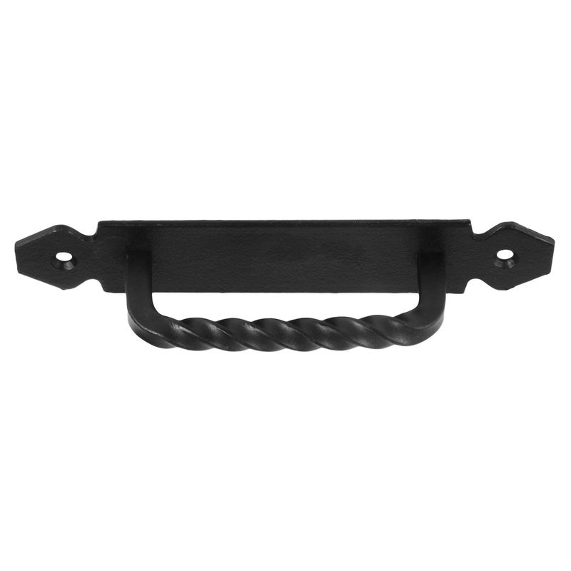 FIXSER - Manilla con placa negro 10"