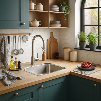 Imagen 2 del producto Lavaplatos Bajo Cubierta 1 Cubeta(s) 78.7x24.5x48.2 cm Acero inoxidable