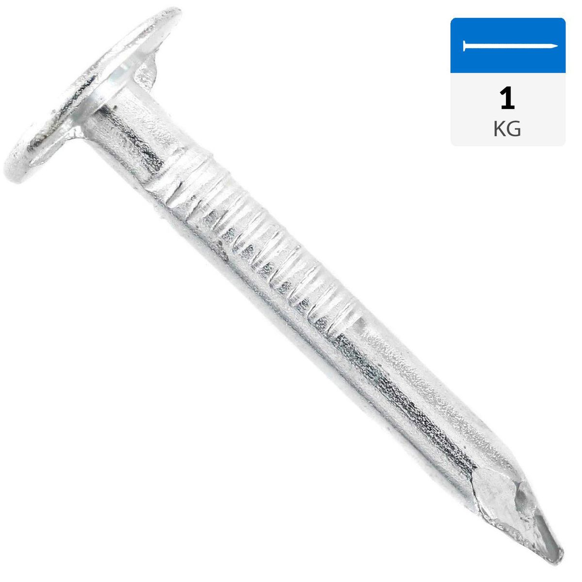 FIXSER - Clavo para teja asfáltica 1" 1 kg