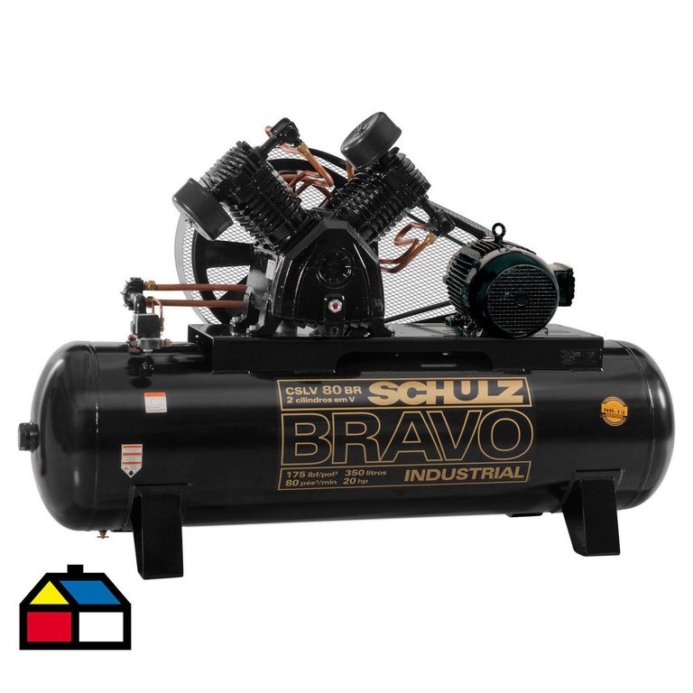 Compresor de Aire 20 HP 315 Litros CSLV 80BR350 | Sodimac Chile