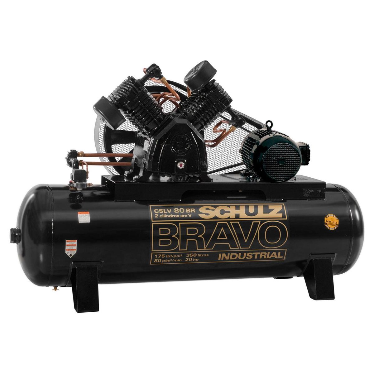 SCHULZ - Compresor de Aire 20 HP 315 Litros CSLV 80BR350