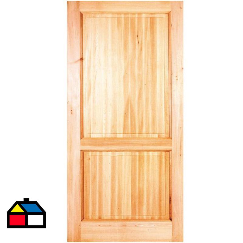 HOLZTEK - Puerta Madera pino oregón 70x200 cm Llanquih 100 Natural