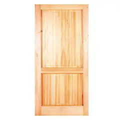HOLZTEK - Puerta Madera pino oregón 80x200 cm Llanquih 100 Natural