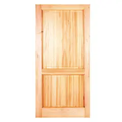 HOLZTEK - Puerta Madera pino oregón 70x210 cm Llanquih 100 Natural