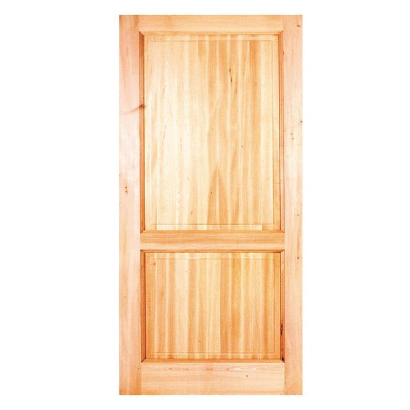 HOLZTEK - Puerta Exterior Madera pino oregón 90x210 cm Llanquih 100 Natural