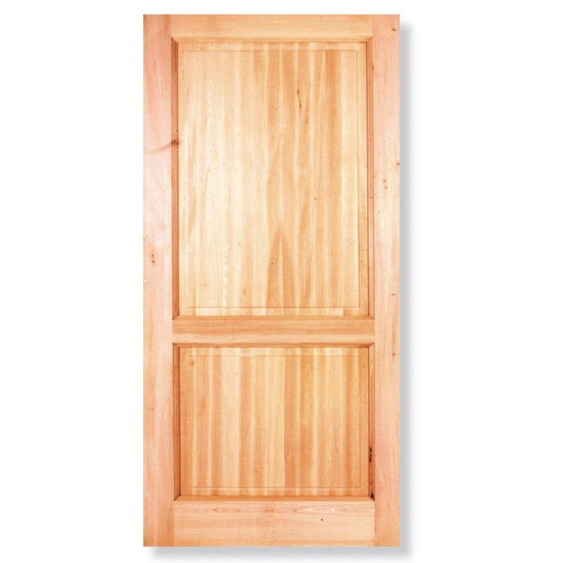 HOLZTEK - Puerta Exterior Madera pino oregón 100x220 cm Llanquih 100 Natural