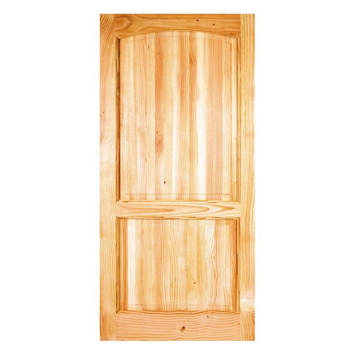HOLZTEK - Puerta Madera pino oregón 75x200 cm Llanquih Natural