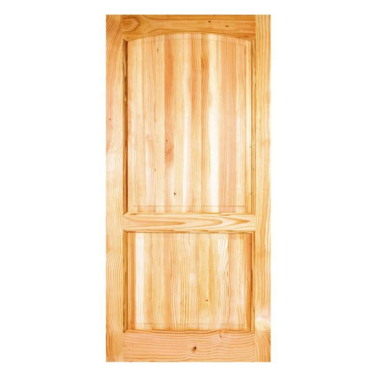 HOLZTEK - Puerta Exterior Madera pino oregón 85x220 cm Llanquih 101 Natural