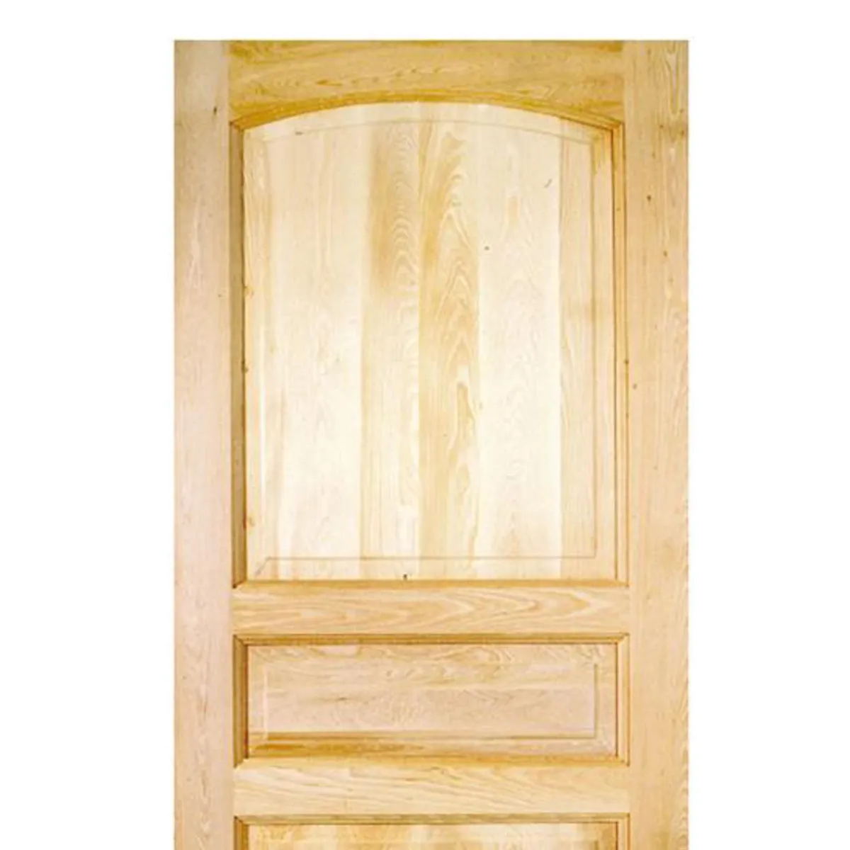 Puerta Exterior Madera pino oregón 80x200 cm Puyehue 121 Natural, marca HOLZTEK - Foto 2