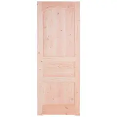 HOLZTEK - Puerta Exterior Madera pino oregón 80x210 cm Puyehue 121 Natural