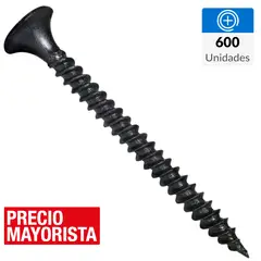 MAMUT - Tornillo Autoperforante Cabeza Phillips Yeso-Cartón 1-5/8 " 6 mm 600 Unidades