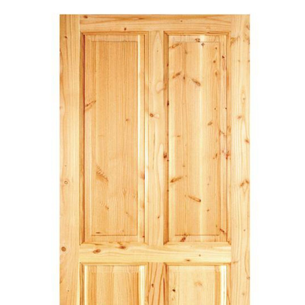 HOLZTEK - Puerta Exterior Madera pino oregón 75x210 cm Rupanco 140 Natural
