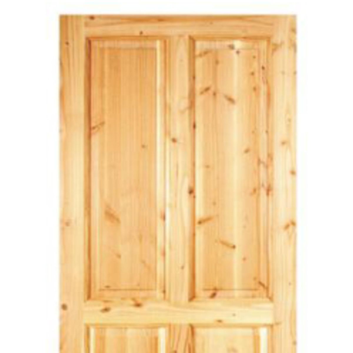 HOLZTEK - Puerta Exterior Madera pino oregón 85x220 cm Rupanco 140 Natural