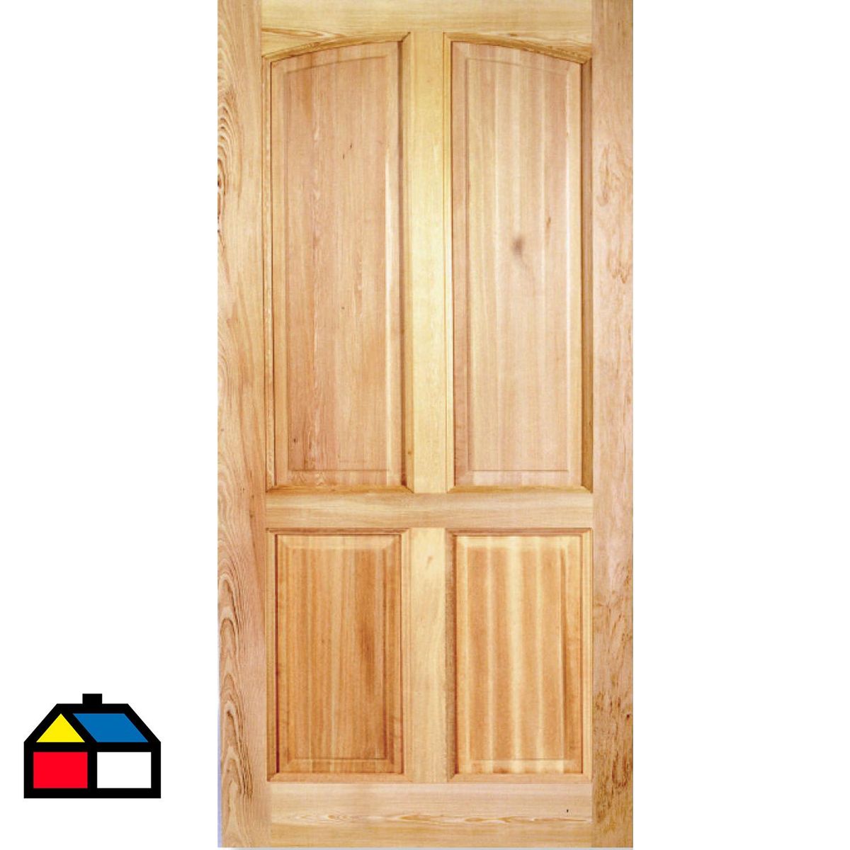 HOLZTEK - Puerta Exterior Madera pino oregón 70x200 cm Rupanco 141 Natural