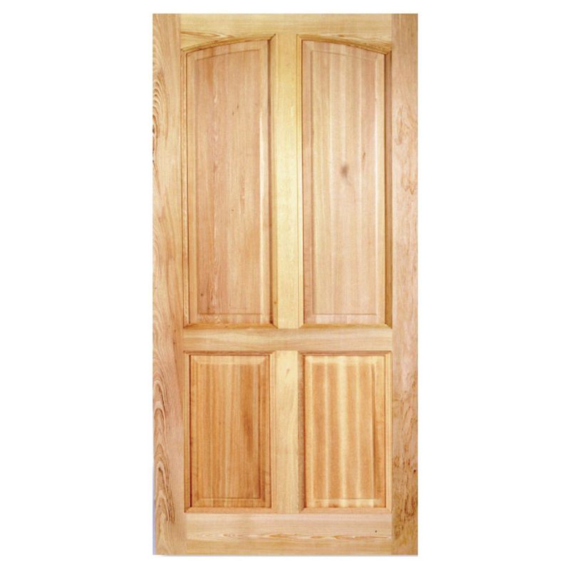 HOLZTEK - Puerta Exterior Madera pino oregón 75x210 cm Rupanco 141 Natural