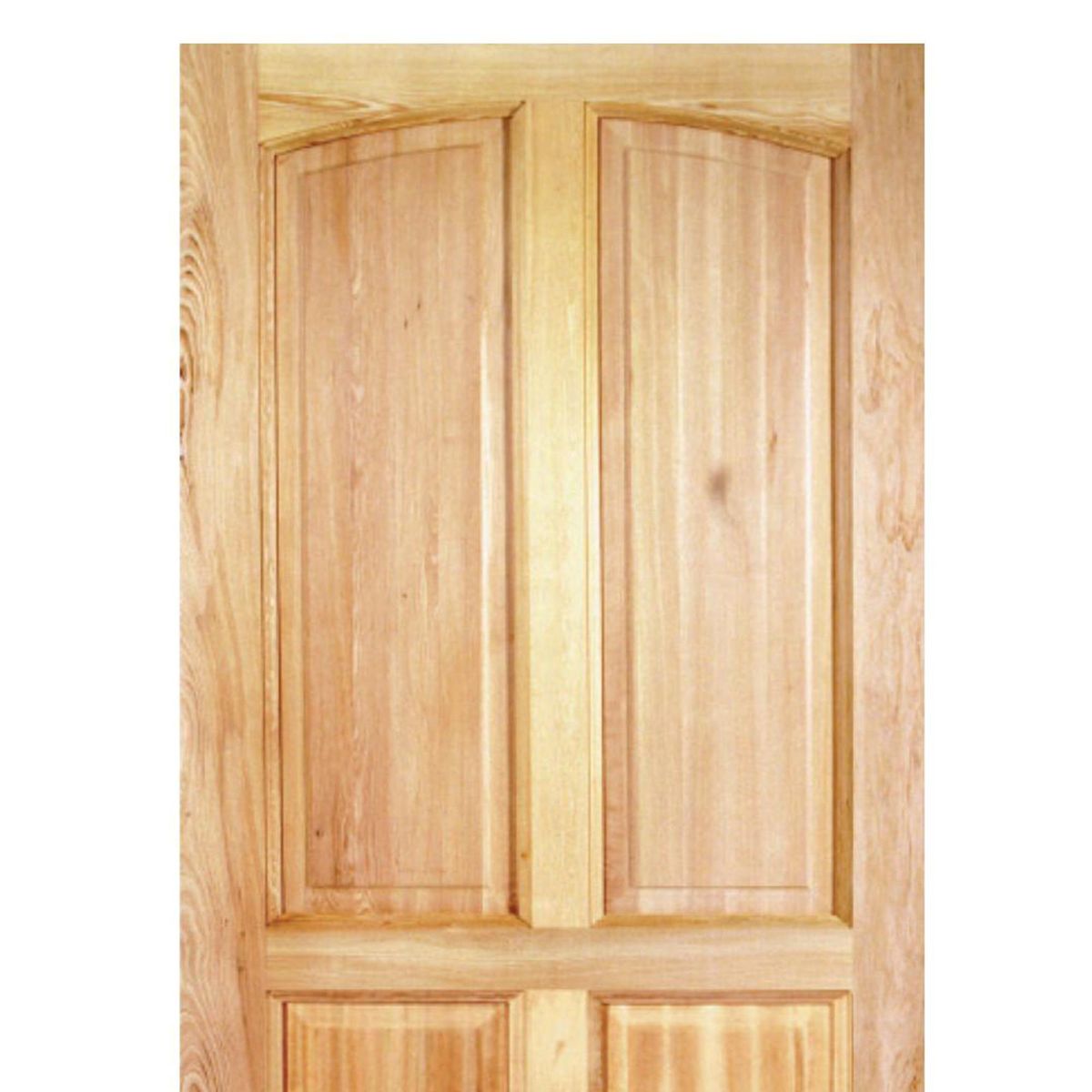 HOLZTEK - Puerta Exterior Madera pino oregón 90x220 cm Rupanco 141 Natural