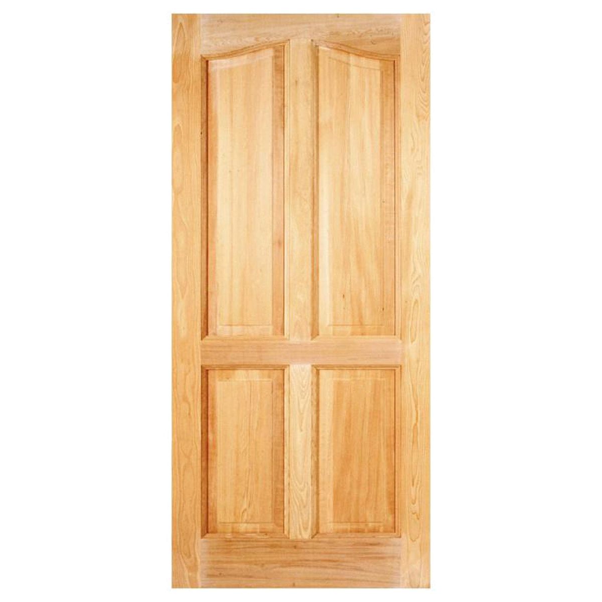 HOLZTEK - Puerta Exterior Madera pino oregón 75x210 cm Rupanco 142 Natural