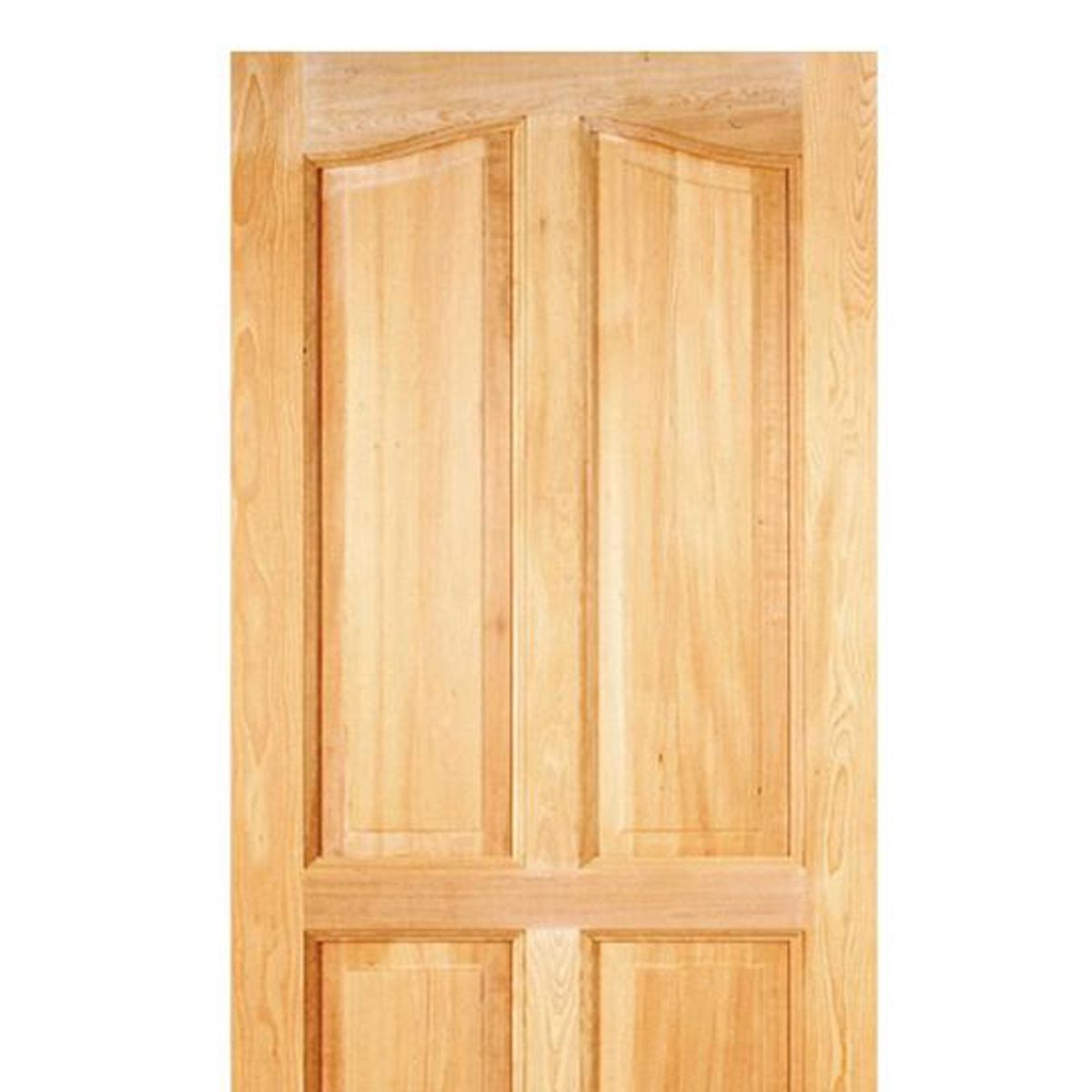 HOLZTEK - Puerta Exterior Madera pino oregón 80x210 cm Rupanco 142 Natural