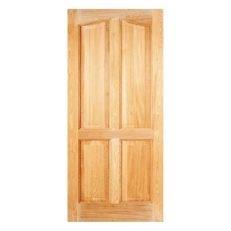 HOLZTEK - Puerta Exterior Madera pino oregón 90x210 cm Rupanco 142 Natural