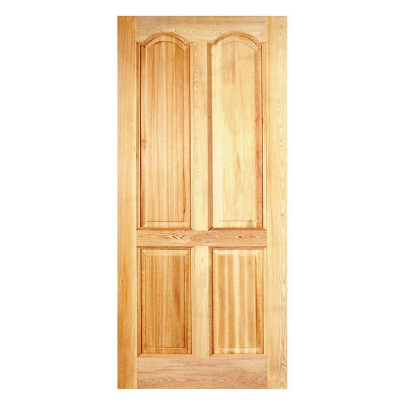HOLZTEK - Puerta Exterior Madera pino oregón 100x200 cm Rupanco 143 Natural