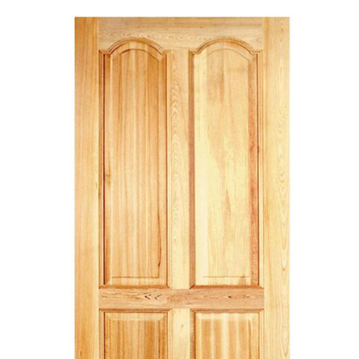 HOLZTEK - Puerta Exterior Madera pino oregón 95x210 cm Rupanco 143 Natural