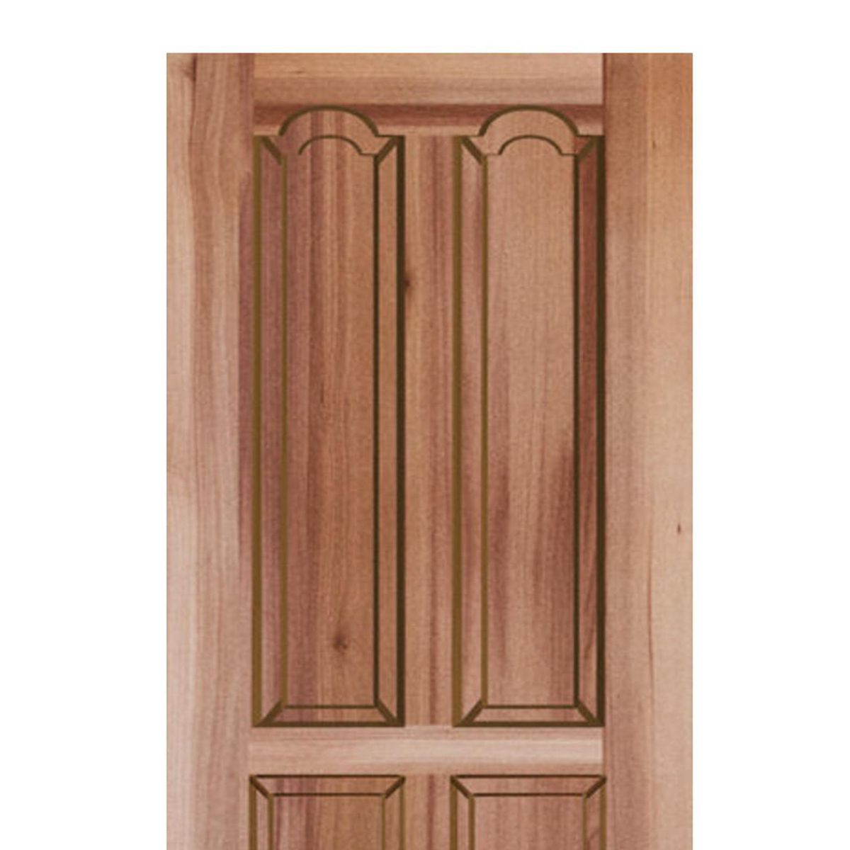 HOLZTEK - Puerta Exterior Madera pino oregón 95x220 cm Rupanco 143 Natural