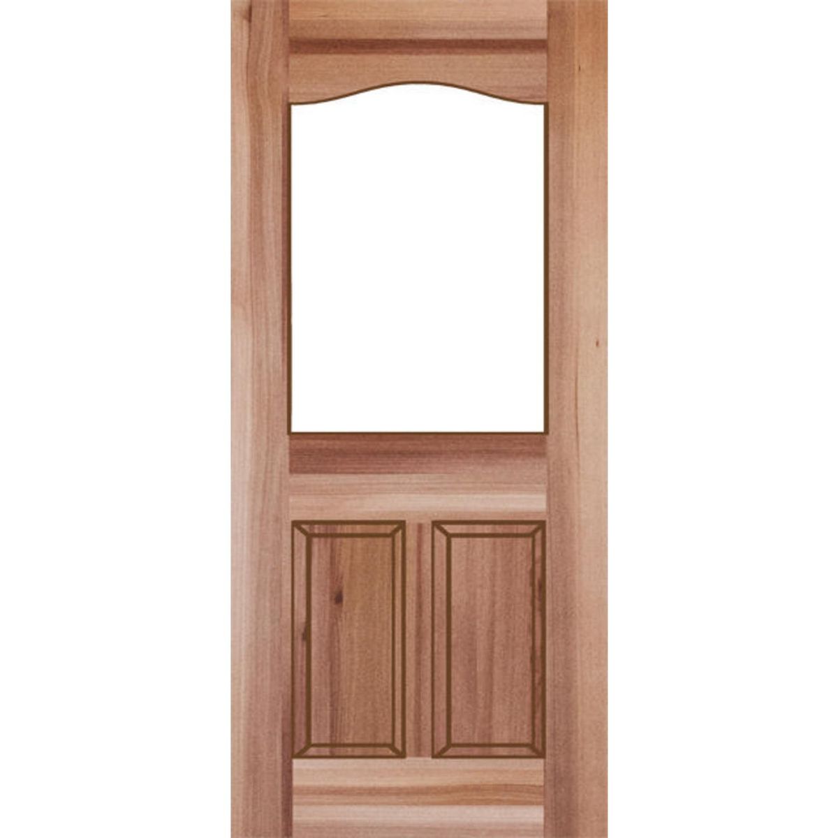 HOLZTEK - Puerta Vidriada Sin Vidrio Madera pino oregón 70x200 cm Rinihue 163 Natural