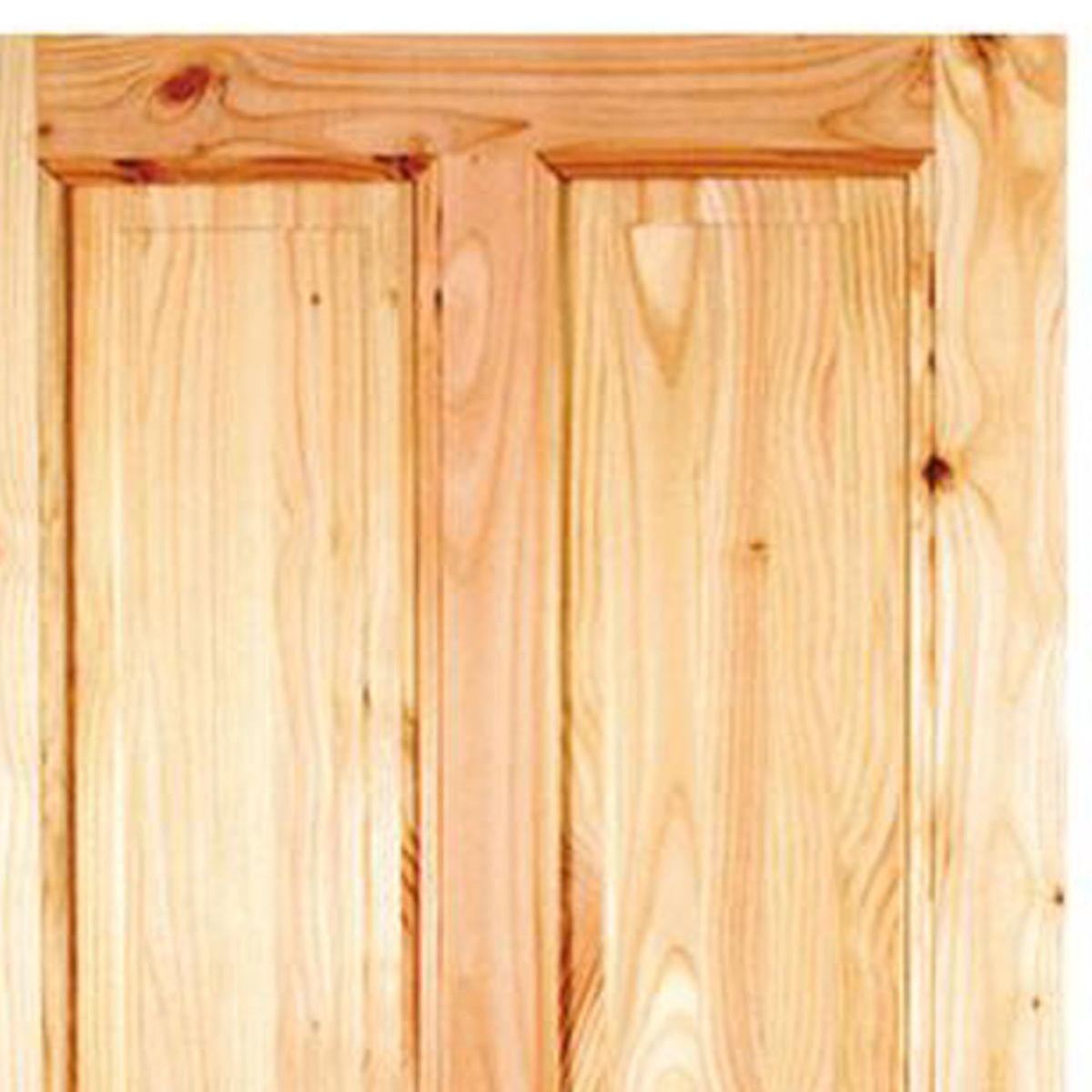 HOLZTEK - Puerta Exterior Madera pino oregón 80x200 cm Modelo 110 Natural